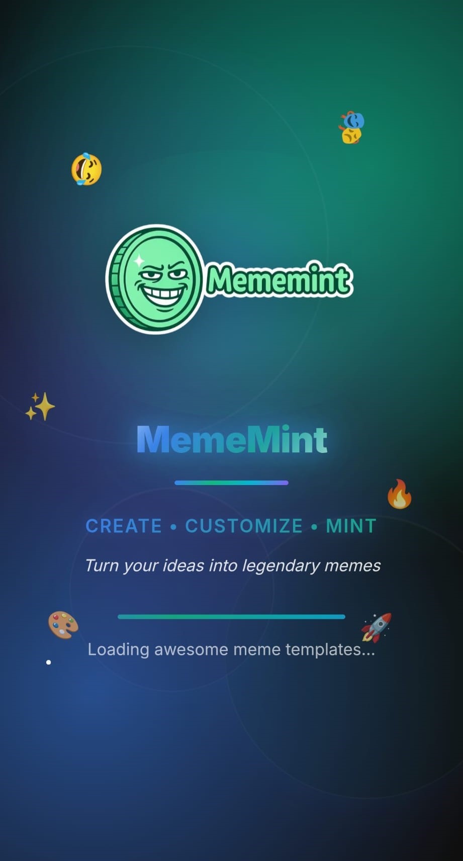 Mememint - Create Epic Memes - Farcaster Mini Apps screenshot